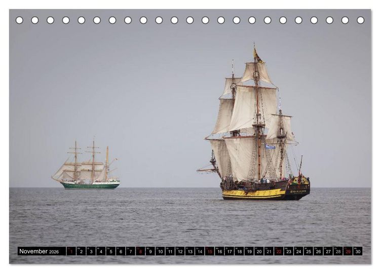 Produktbild: Hanse Sail (Tischkalender 2026 DIN A5 quer), CALVENDO Monatskalender