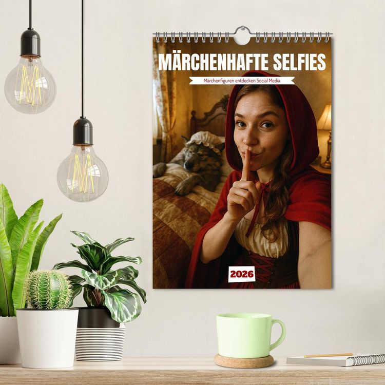 Produktbild: M&auml;rchenhafte Selfies (Wandkalender 2026 DIN A4 hoch), CALVENDO Monatskalender