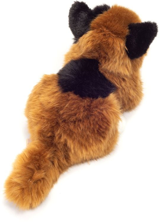 Teddy-Hermann - Glückskatze liegend, 20 cm