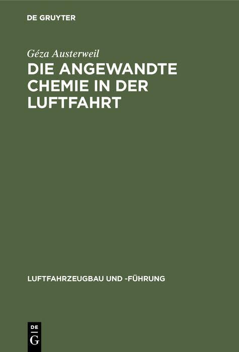 Produktbild: Die angewandte Chemie in der Luftfahrt