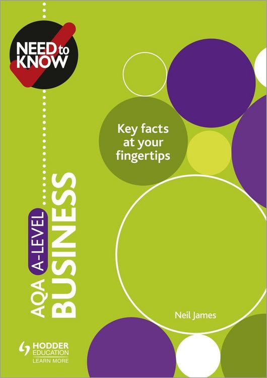 Produktbild: Need to Know: AQA A-level Business