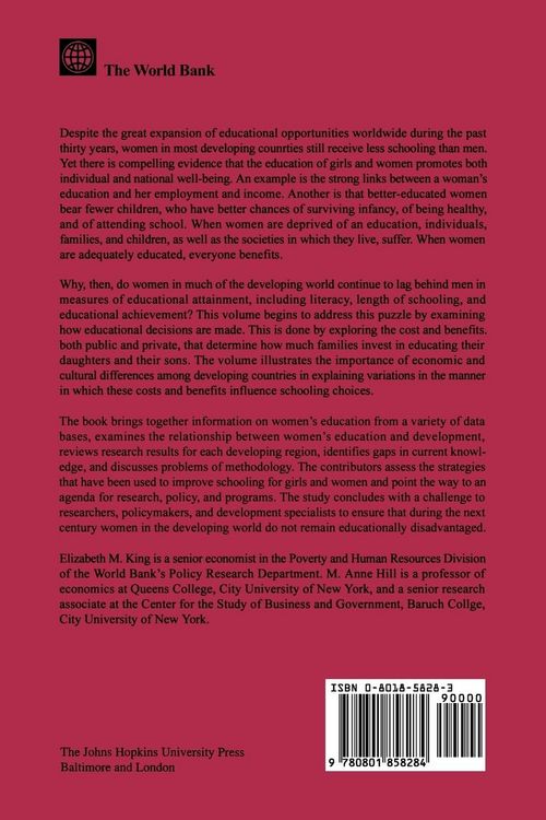 Produktbild: Women's Education in Developing Countries