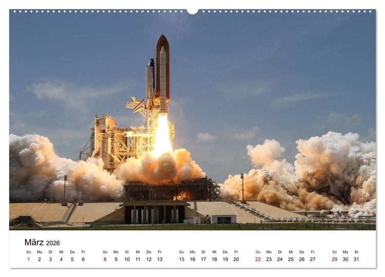 Produktbild: Abenteuer im Weltraum (hochwertiger Premium Wandkalender 2026 DIN A2 quer), Kunstdruck in Hochglanz