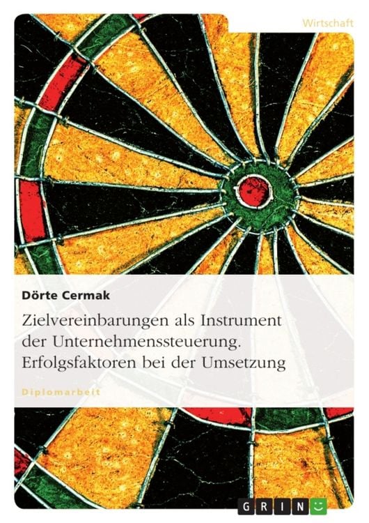 Produktbild: Zielvereinbarungen als Instrument der Unternehmenssteuerung. Erfolgsfaktoren bei der Umsetzung