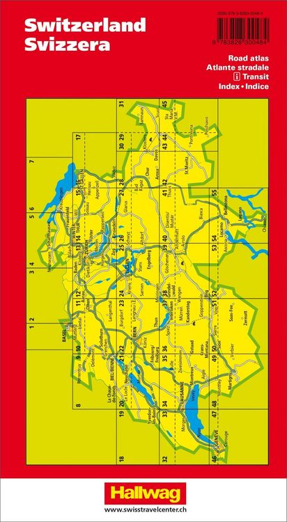 Produktbild: Hallwag Touring Strassenatlas Schweiz