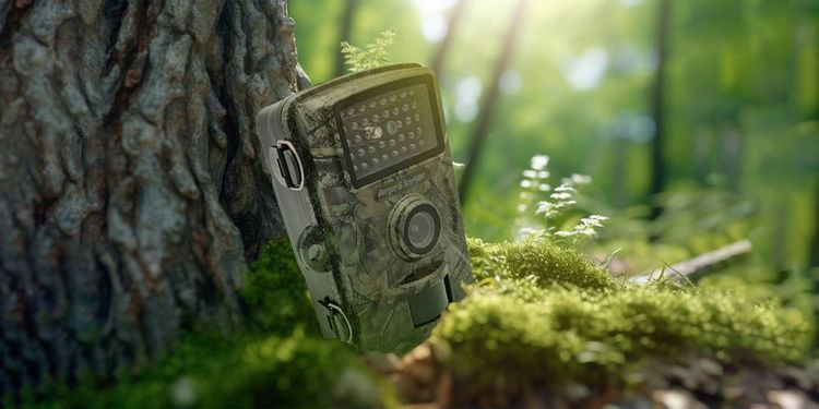 Produktbild: Berger & Schr&ouml;ter DH1 Wildkamera 16 Megapixel Black LEDs, Tonaufzeichnung Camouflage Gr&uuml;n, Camouflage Braun