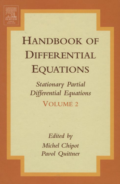 Produktbild: Handbook of Differential Equations:Stationary Partial Differential Equations