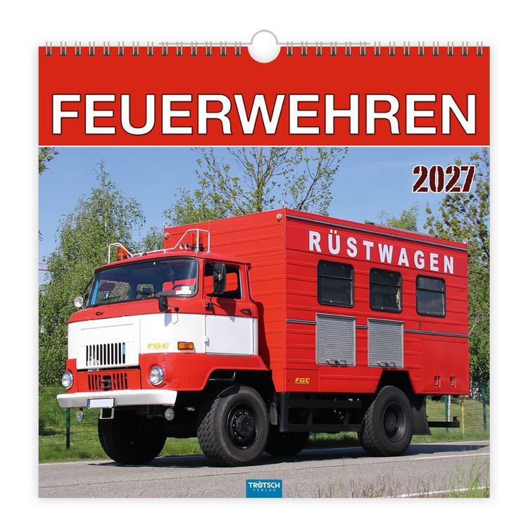 Produktbild: TR&Ouml;TSCH - Technikkalender Feuerwehren 2027