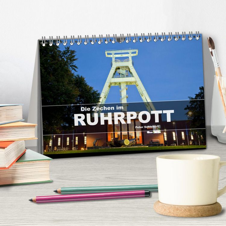 Produktbild: Die Zechen im Ruhrpott (Tischkalender 2026 DIN A5 quer), CALVENDO Monatskalender