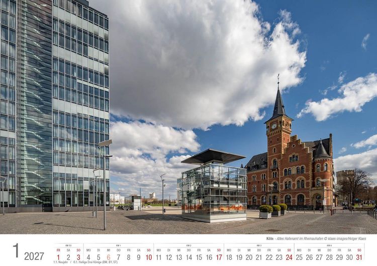 Produktbild: K&ouml;ln 2027 Bildkalender A3 quer, spiralgebunden