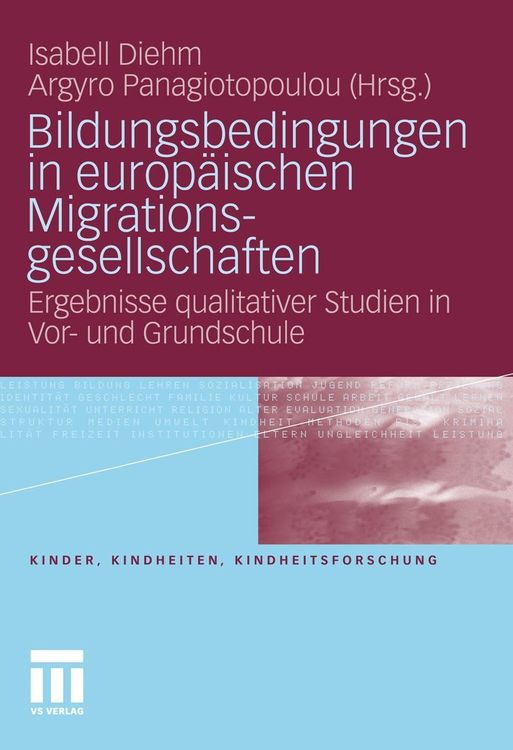 Produktbild: Bildungsbedingungen in europ&auml;ischen Migrationsgesellschaften