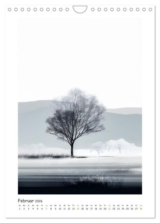 Produktbild: Klare Perspektiven (Wandkalender 2026 DIN A4 hoch), CALVENDO Monatskalender
