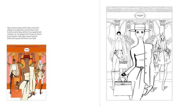 Produktbild: Die Welt der Mode &ndash; Das Colouring Book