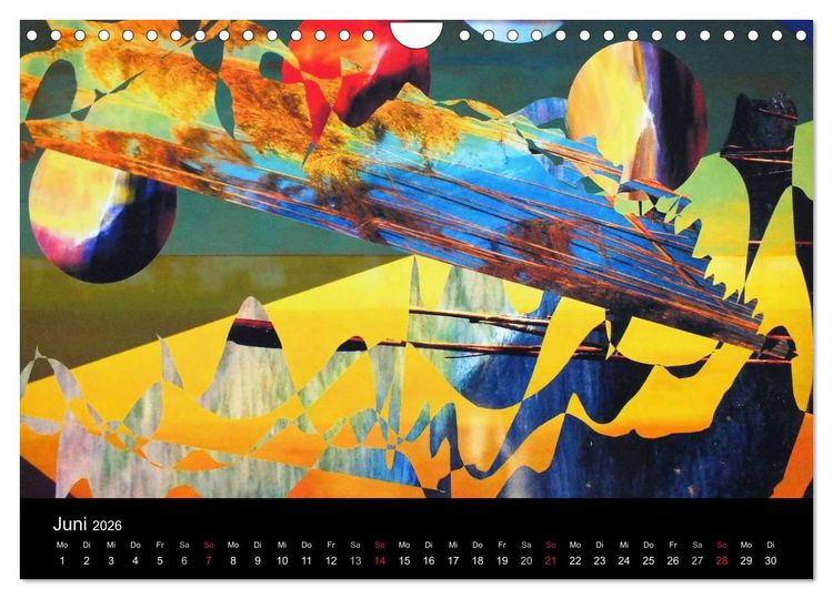 Produktbild: MEDIA-ART Der Kunstkalender (Wandkalender 2026 DIN A4 quer), CALVENDO Monatskalender