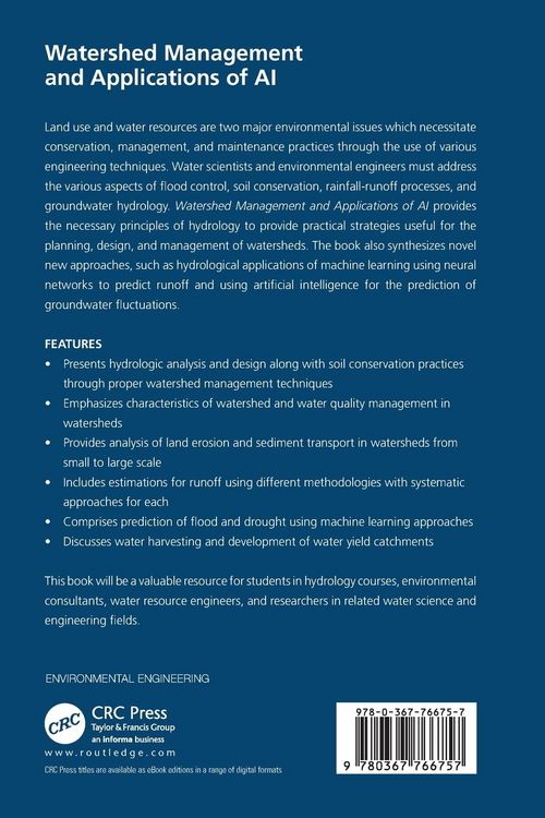 Produktbild: Watershed Management and Applications of AI