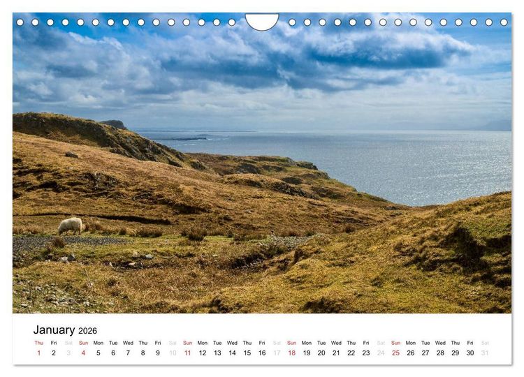 Produktbild: Ireland. Wild Atlantic Views / UK-Version (Wall Calendar 2026 DIN A4 landscape), CALVENDO 12 Month Wall Calendar