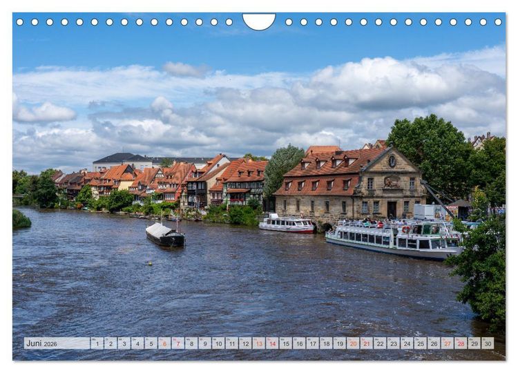 Produktbild: Bamberg Impressionen (Wandkalender 2026 DIN A4 quer), CALVENDO Monatskalender