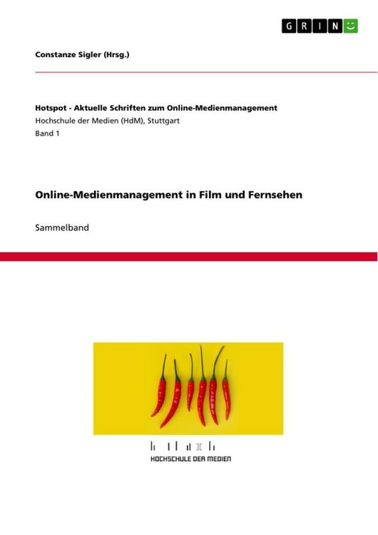 Produktbild: Online-Medienmanagement in Film und Fernsehen