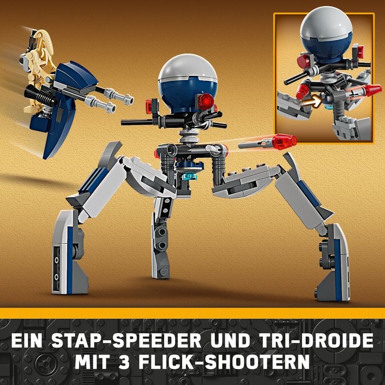 Produktbild: LEGO Star Wars 75372 Clone Trooper & Battle Droid Battle Pack Set