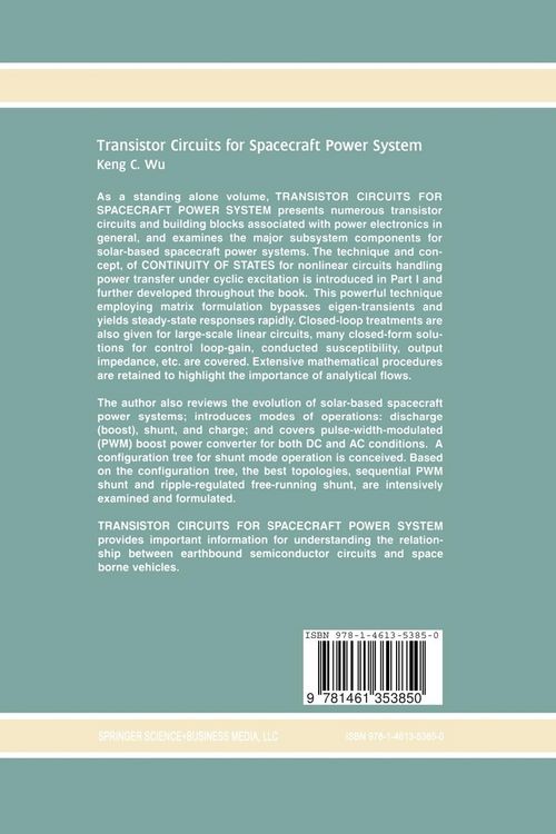 Produktbild: Transistor Circuits for Spacecraft Power System