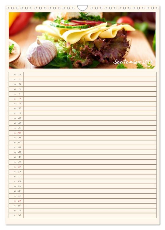 Produktbild: Guten Appetit (Wandkalender 2026 DIN A3 hoch), CALVENDO Monatskalender