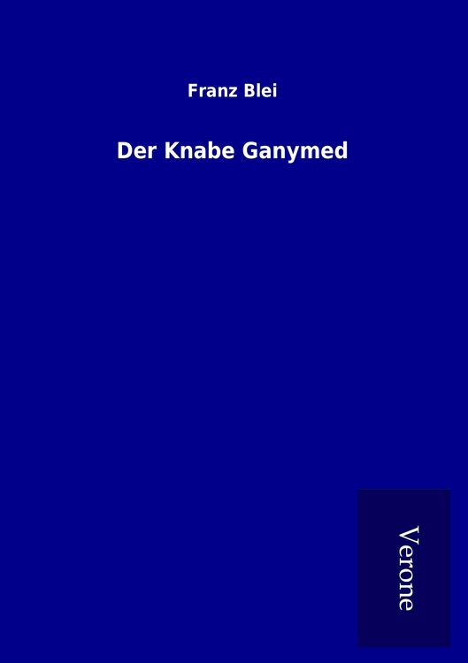 Produktbild: Der Knabe Ganymed