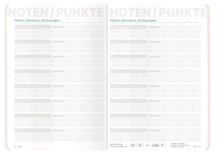 Produktbild: H&auml;fft-Timer Campus - Studentenkalender A5 26/27