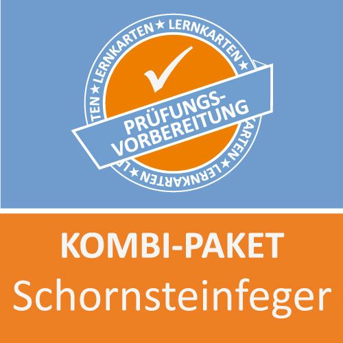 Produktbild: Kombi-Paket Schornsteinfeger Lernkarten