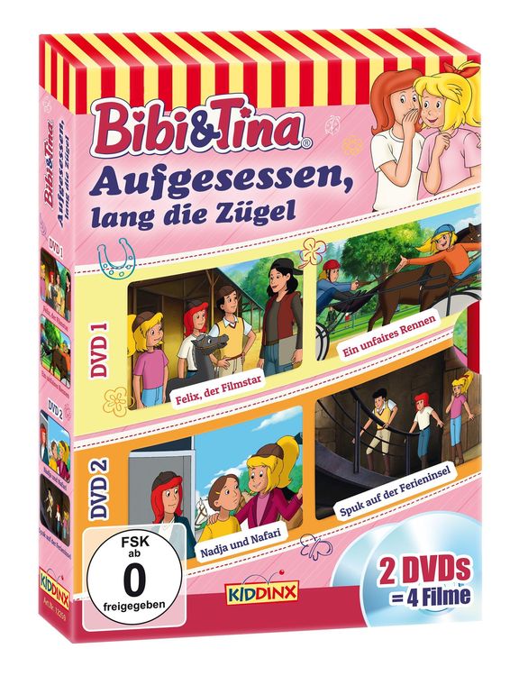 Produktbild: Bibi und Tina DVD-Box - Aufgesessen, lang die Z&uuml;gel [2 DVDs]
