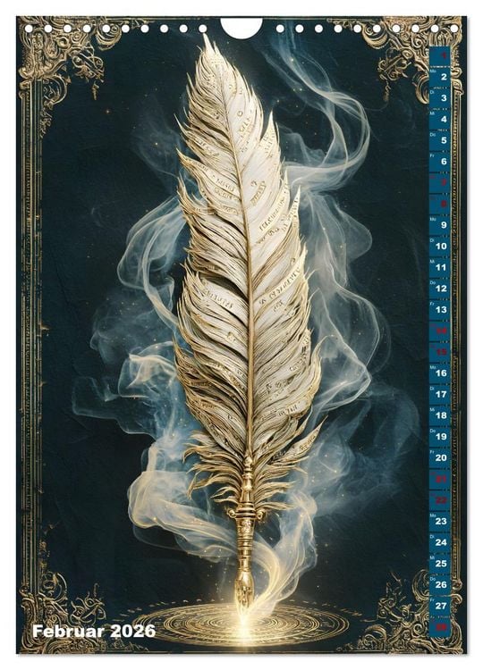 Produktbild: Umbrae Libri (Wandkalender 2026 DIN A4 hoch), CALVENDO Monatskalender