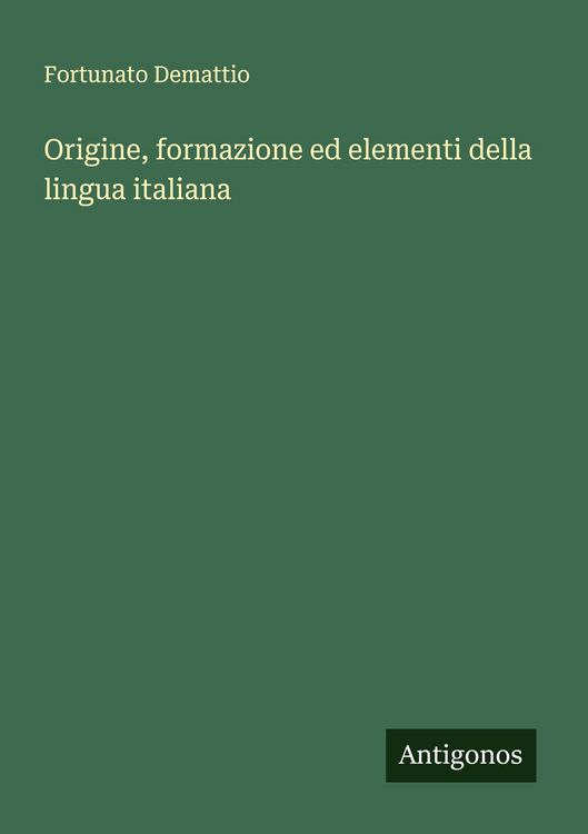 Produktbild: Origine, formazione ed elementi della lingua italiana