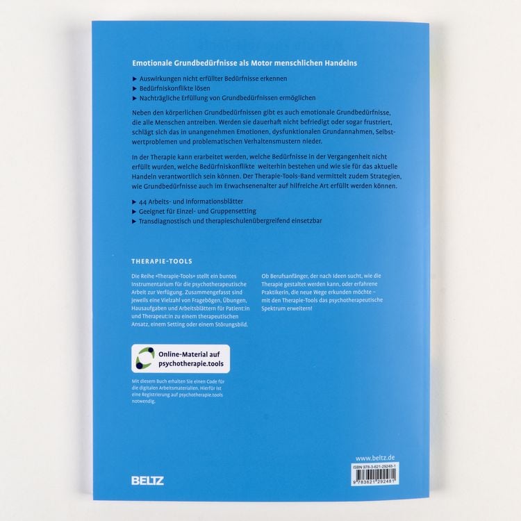 Produktbild: Therapie-Tools Emotionale Grundbed&uuml;rfnisse