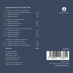 Produktbild: McKAY: String Quartets 1-4