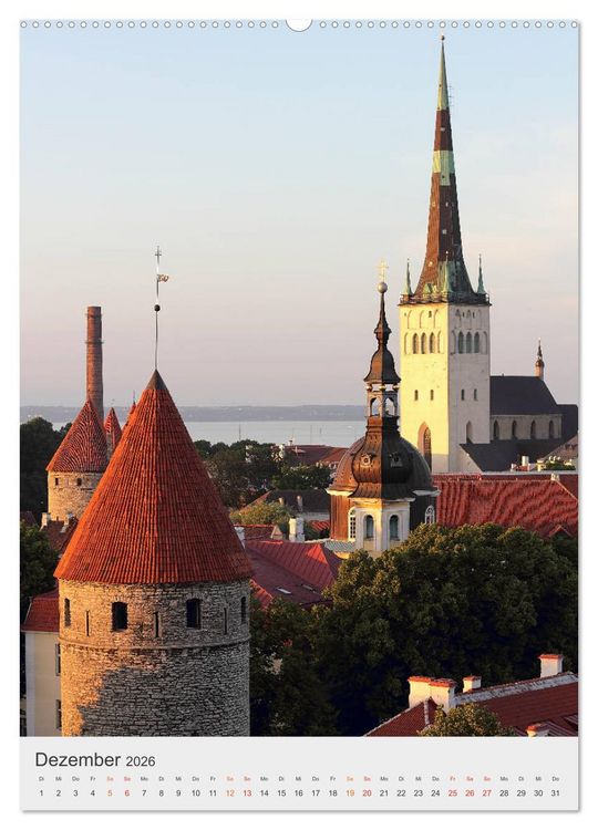 Produktbild: Baltische Augenblicke (Wandkalender 2026 DIN A2 hoch), CALVENDO Monatskalender