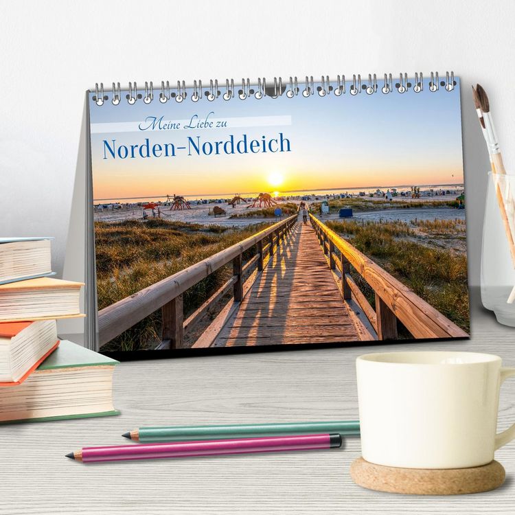 Produktbild: Meine Liebe zu Norden-Norddeich (Tischkalender 2026 DIN A5 quer), CALVENDO Monatskalender