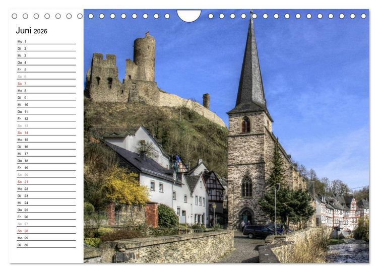 Produktbild: Eine Perle in der Eifel - Monreal (Wandkalender 2026 DIN A4 quer), CALVENDO Monatskalender