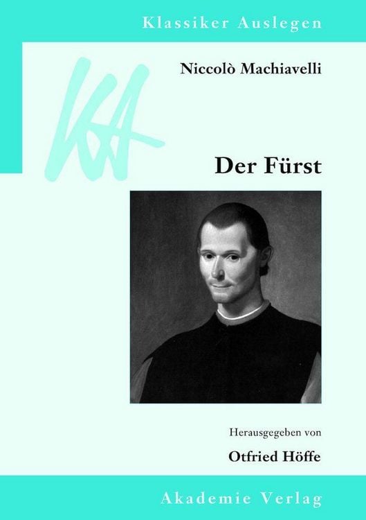 Produktbild: Niccol&ograve; Machiavelli: Der F&uuml;rst