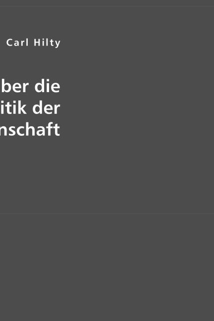 Produktbild: Vorlesungen &uuml;ber die Politik der Eidgenossenschaft
