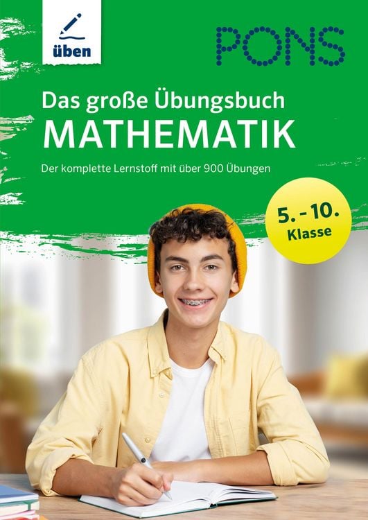 Produktbild: PONS Das gro&szlig;e &Uuml;bungsbuch Mathematik 5.-10. Klasse