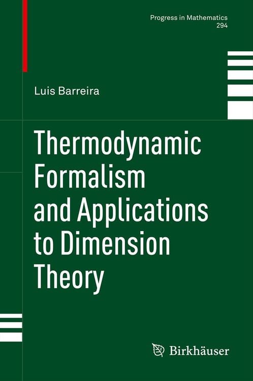 Produktbild: Thermodynamic Formalism and Applications to Dimension Theory