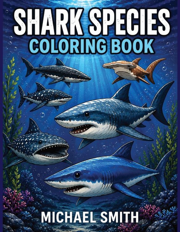 Produktbild: Shark Species Coloring Book