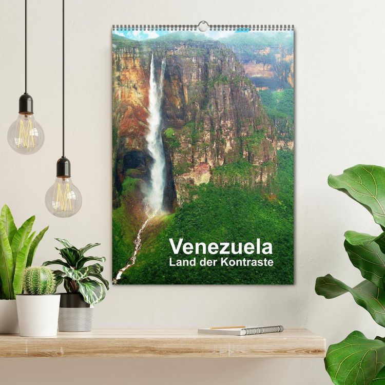 Produktbild: Venezuela - Land der Kontraste (Wandkalender 2026 DIN A2 hoch), CALVENDO Monatskalender