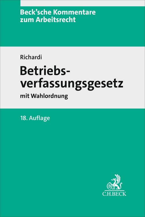 Produktbild: Betriebsverfassungsgesetz. BetrVG