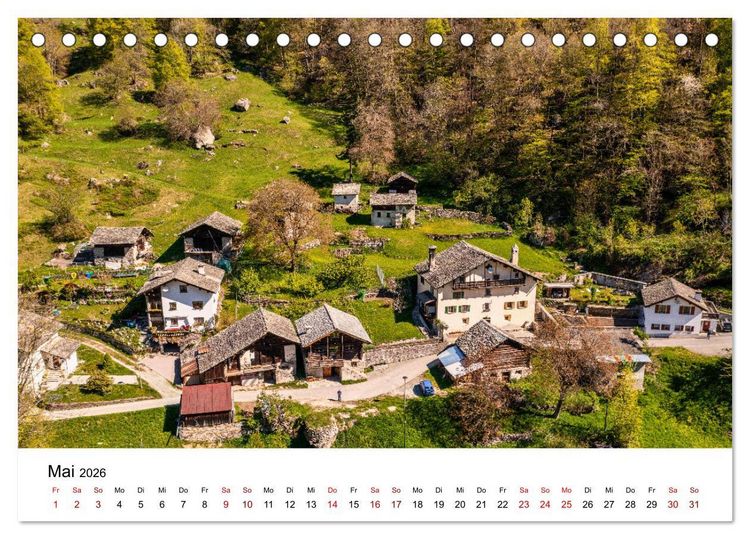 Produktbild: Bergell - Bregaglia Impressionen (Tischkalender 2026 DIN A5 quer), CALVENDO Monatskalender