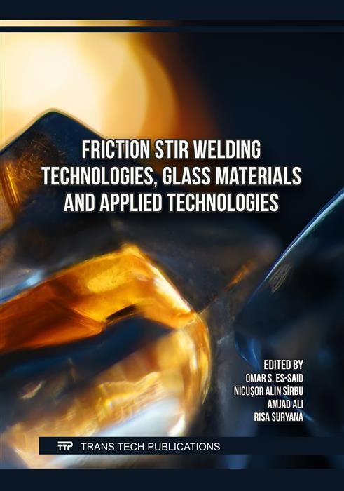 Produktbild: Friction Stir Welding Technologies, Glass Materials and Applied Technologies