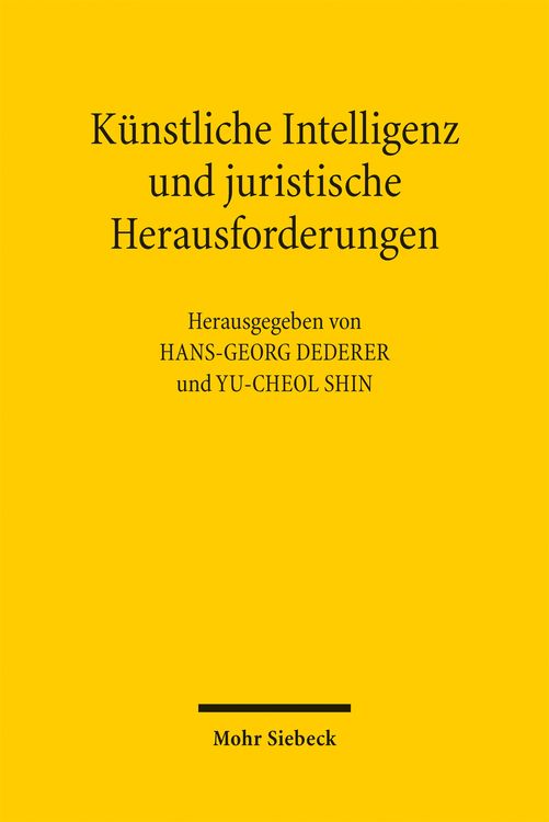 Produktbild: K&uuml;nstliche Intelligenz und juristische Herausforderungen