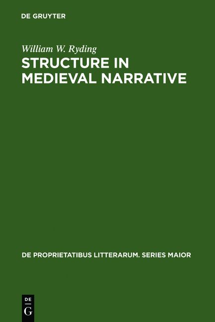 Produktbild: Structure in medieval narrative