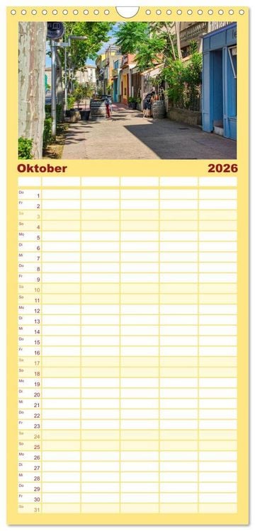 Produktbild: Familienplaner 2026 - Marseillan - Schmuckst&uuml;ck am Bassin de Thau mit 5 Spalten (Wandkalender, 21 x 45 cm) CALVENDO