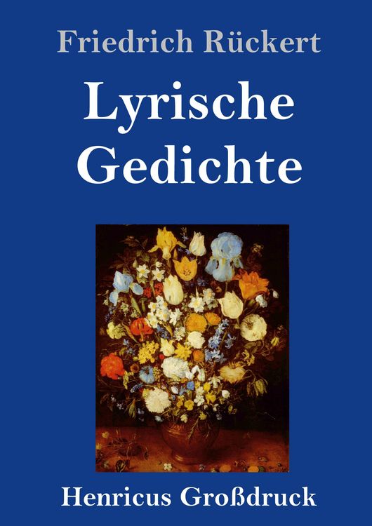 Produktbild: Lyrische Gedichte (Gro&szlig;druck)