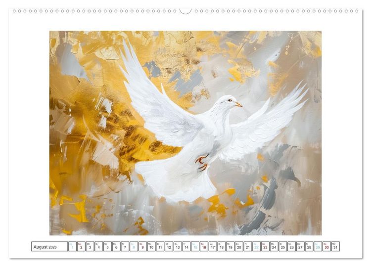 Produktbild: Die Sprache des Friedens (Wandkalender 2026 DIN A2 quer), CALVENDO Monatskalender
